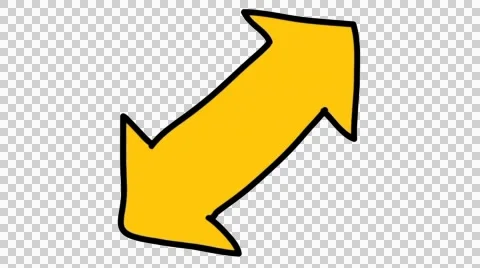 Arrow 47 animation with transparent background Stock Footage 44508256