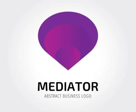 Arrow abstract logo template. Up, cursor icon, creative idea, arrowheads marker Stock Illustration