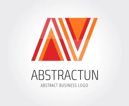 Arrow abstract logo template Stock Illustration