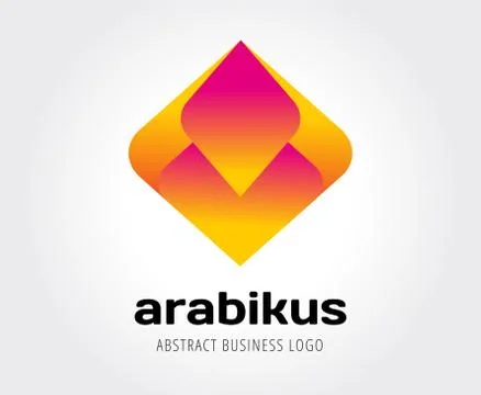 Arrow abstract logo template Stock Illustration