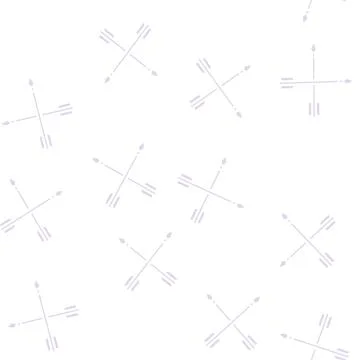 Arrow for aiming glyph vector seamless pattern Stock Illustration