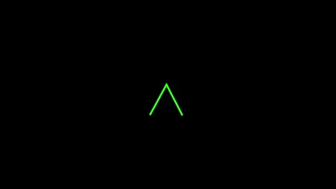 Up Arrow with alpha Icon animated video Stock Footage 291690883