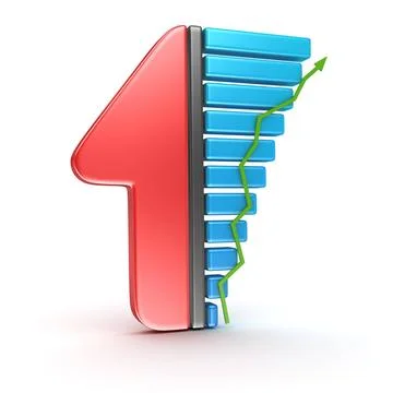 Arrow and Chart 3d render Copyright: xZoonar.com/ademxpercemx 11680203  Stock Photos