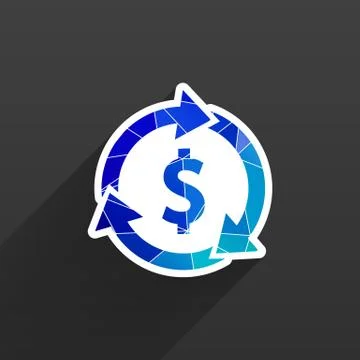 Arrow and money Vector version is also available Stock Illustration