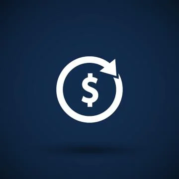 Arrow and money Vector version is also available Stock Illustration