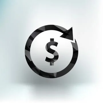 Arrow and money Vector version is also available Stock Illustration