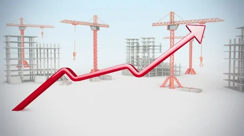 Arrow on animated background Stock Footage 9130581