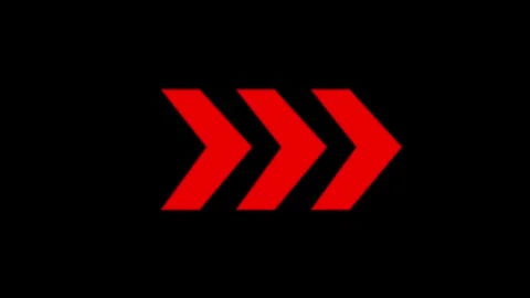 Arrow animation on black background. arrow concept . Stock Footage 298929259