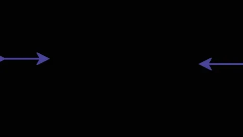 Arrow animation on black background best animation in 4k. Stock Footage 201001733