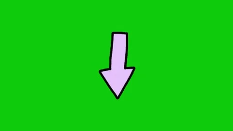 Arrow animation on chroma key background 库存影片 331967128