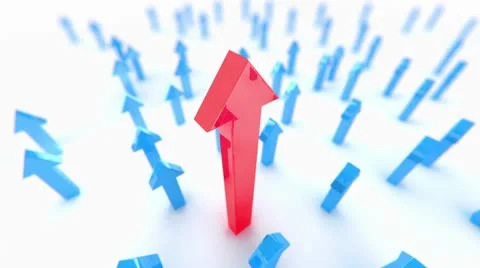 Arrow animation Stock Footage 8974422