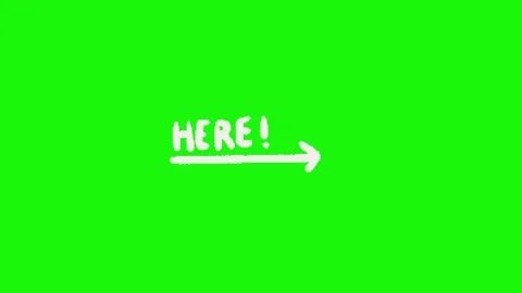 Arrow animation on green screen background Видео 334775438