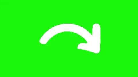 Arrow animation on green screen background 库存影片 334775468