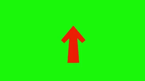 Arrow animation on green screen background 库存影片 335257530