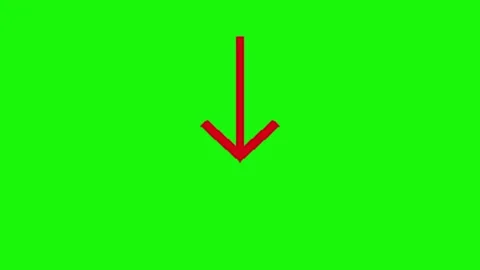 Arrow animation on green screen background 動画素材 335257551