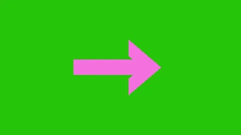 Arrow animation on green screen Vidéo 328898463