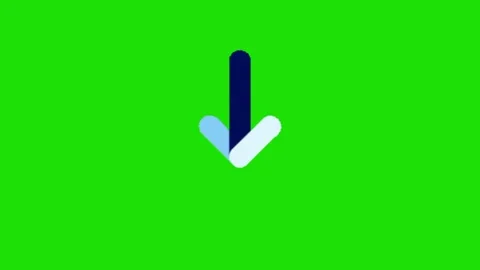 Arrow animation on green screen 動画素材 329969817