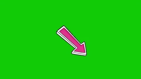 Arrow animation on green screen 库存影片 332338761
