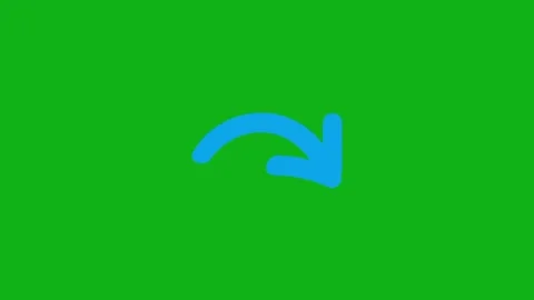 Arrow animation on green screen 库存影片 332953894