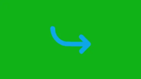 Arrow animation on green screen 库存影片 332953902