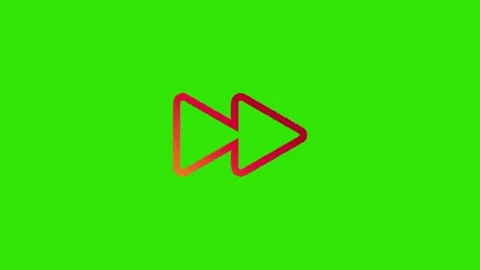 Arrow animation on green screen Stock-Footage 334046250