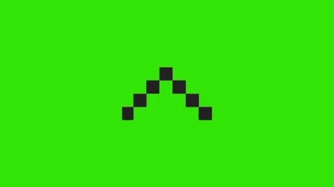 Arrow animation on green screen Stock-Footage 334046264