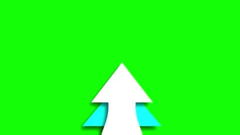 Arrow animation. A looping animation in the colors of a popular social media Stock Footage 346722031
