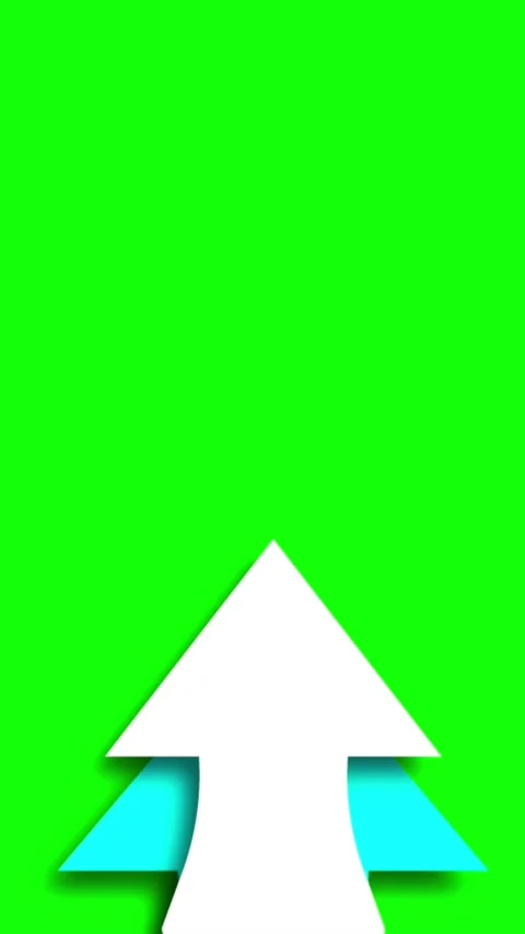 Arrow animation. A looping animation in the colors of a popular media Stock Footage 346722032
