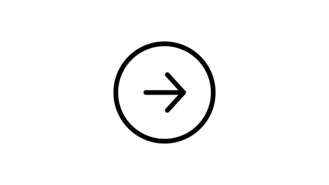 Arrow animation on a white background. Arrow icon. Stock Footage 313488048