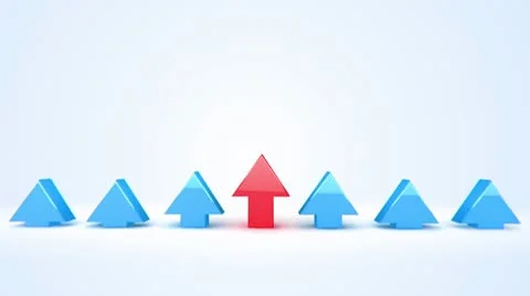 Arrow anmation Stock Footage 8974396