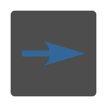 Arrow Axis X flat cobalt and gray colors rounded button イラスト素材