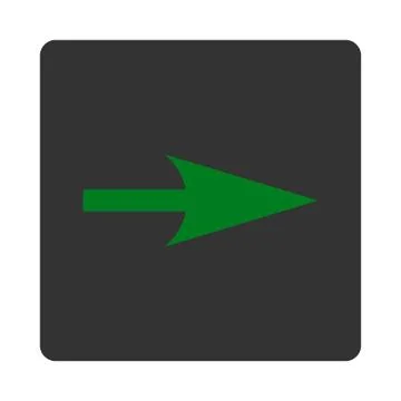 Arrow Axis X flat green and gray colors rounded button イラスト素材