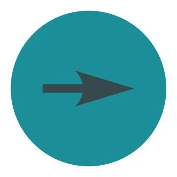 Arrow Axis X flat soft blue colors round button イラスト素材