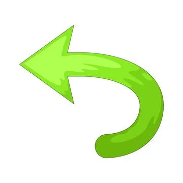 Arrow back illustration Stock Illustration
