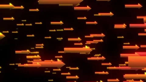 Arrow background animation on black background Stock Footage 262849270