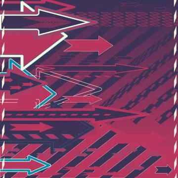 Arrow background Stock Illustration
