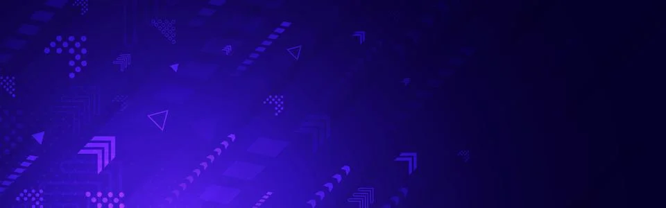 Arrow background. Technology design with glowing upward arrows and geometric Stock Illustration