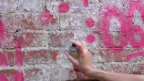 Arrow balloon on the wall Stock Footage 138461996