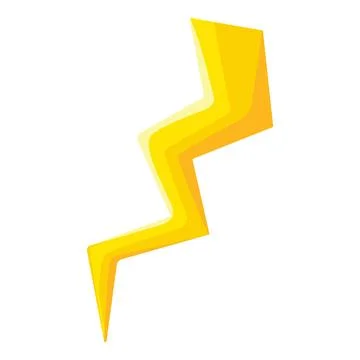 Arrow bolt icon cartoon vector. Storm speed power Ilustração Stock