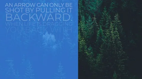 An arrow can only be shot by pulling it backward Stock Footage 98423161