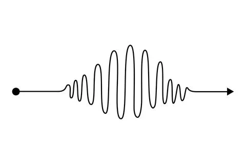 Arrow chaos mindset mess. Doodle knot line concept with freehand scrawl sketch Stock Illustration
