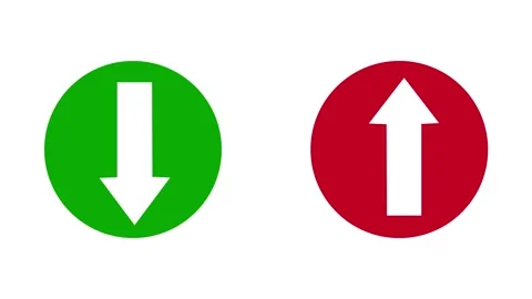 Arrow in circle animation isolated on white background, arrow direction, wigg 動画素材 294697485