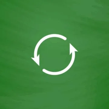 Arrow circle icon - cycle, loop, roundabout 스톡 일러스트