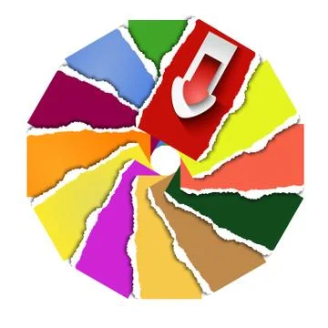 Arrow, circle Stock Illustration