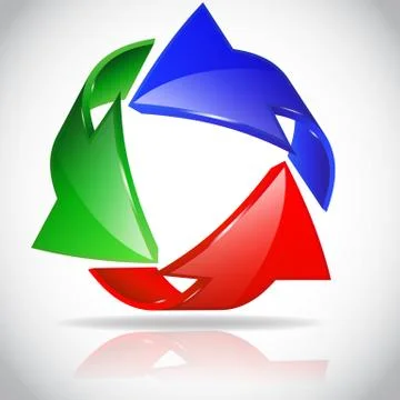 Arrow circle 스톡 일러스트