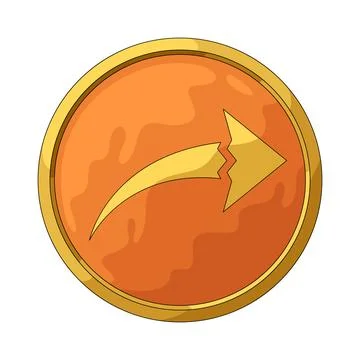 Arrow circle right illustration Stock Illustration