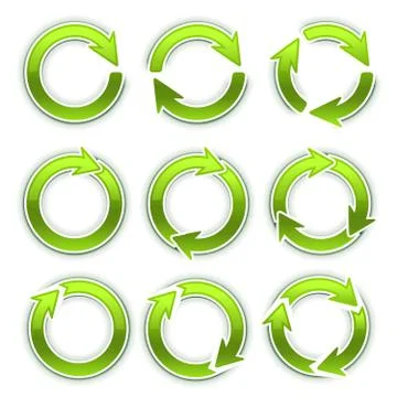 Arrow circles Stock Illustration
