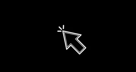 Arrow click icon Stock Footage 284216867