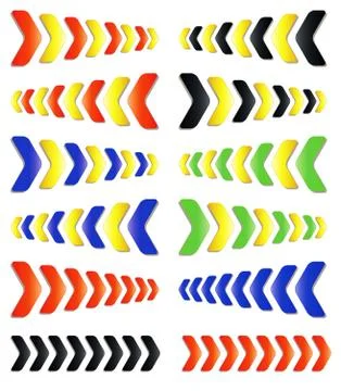 Arrow  collection Stock Illustration