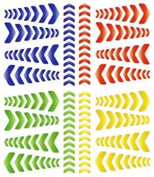 Arrow  collection Stock Illustration